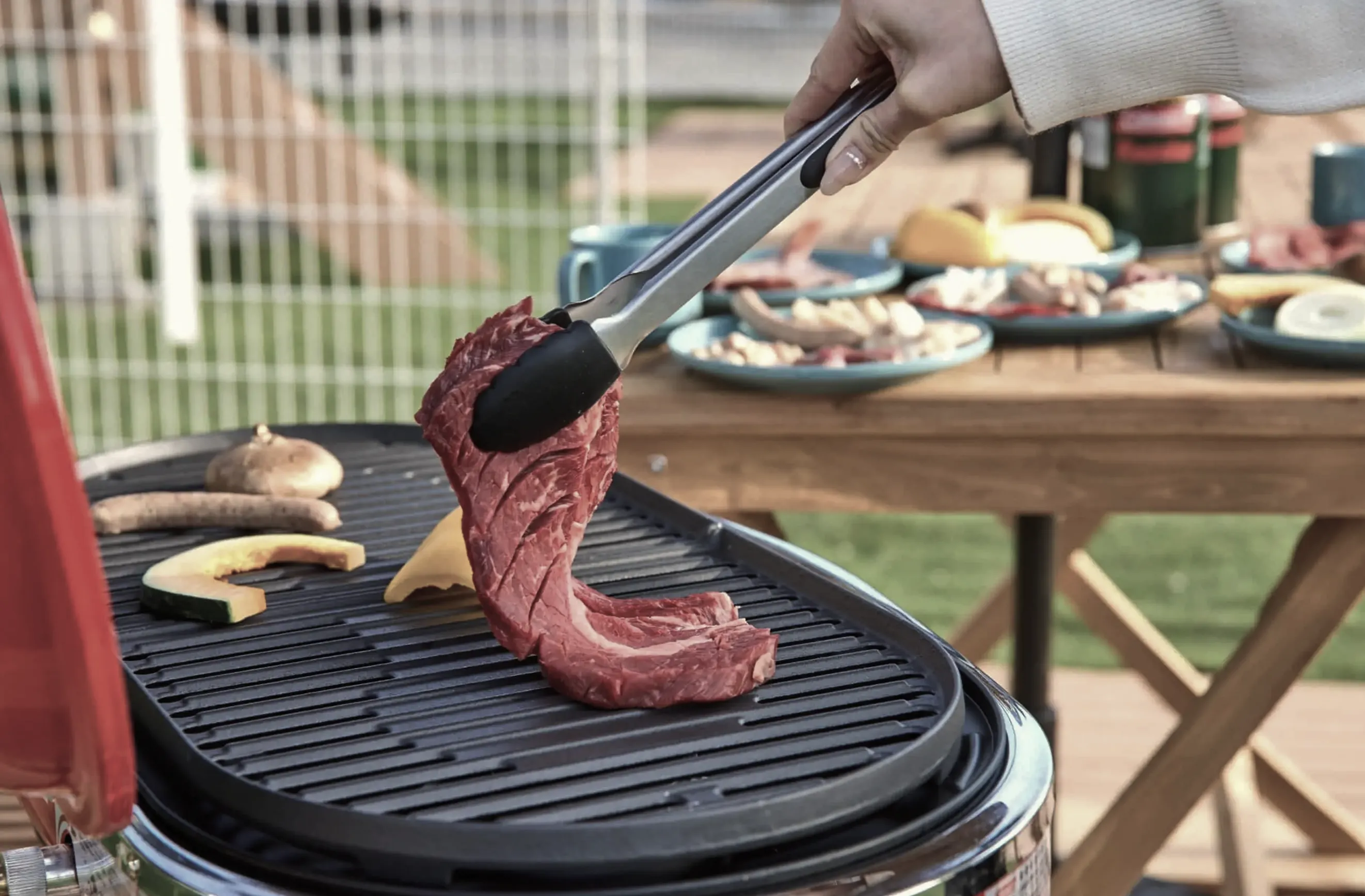 家族で楽しむBBQスペース