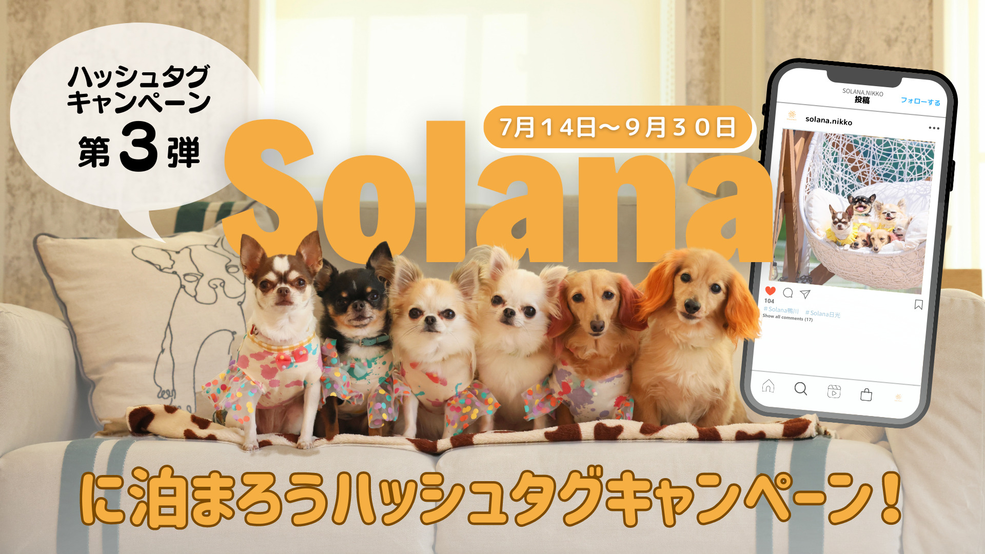 【愛犬と泊まろう】ハッシュタグキャンペーン第3弾 開催！