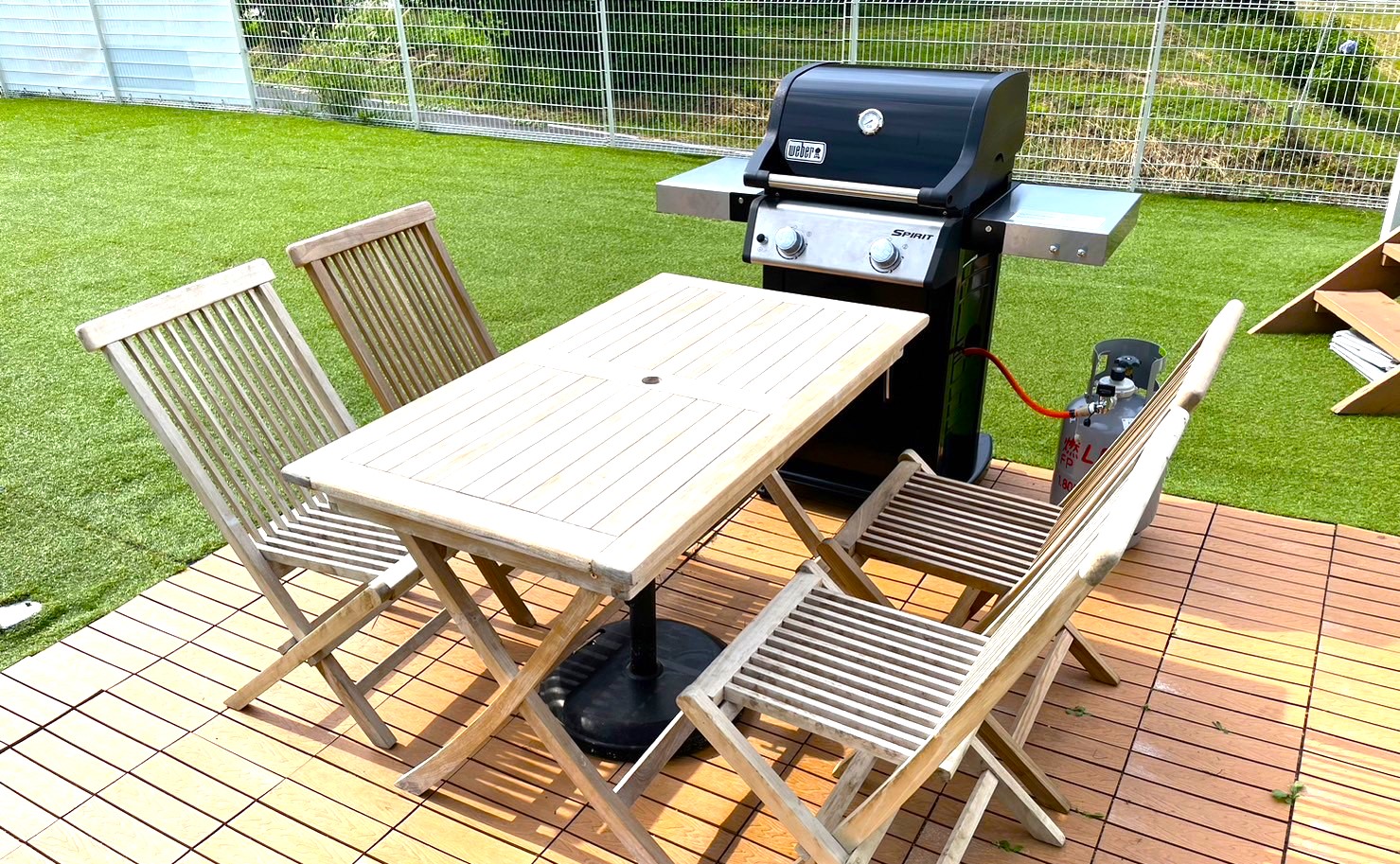 ウェーバーの大型ガスグリルを導入しました🍖