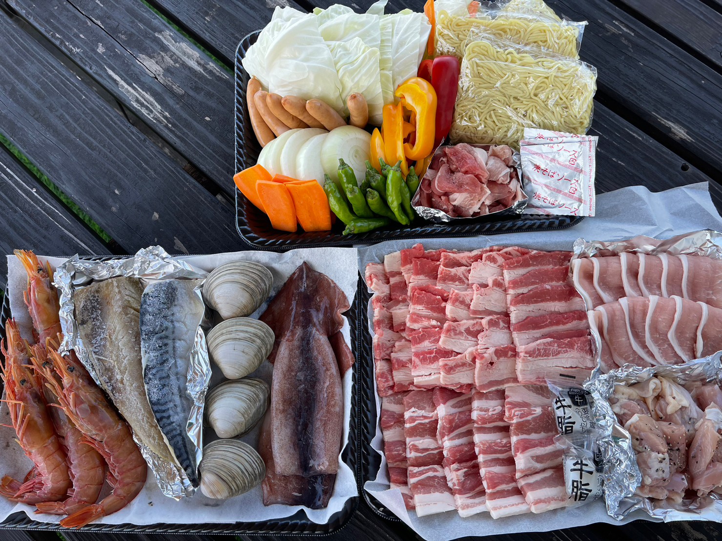 「BBQ食材サービス」を開始しました！